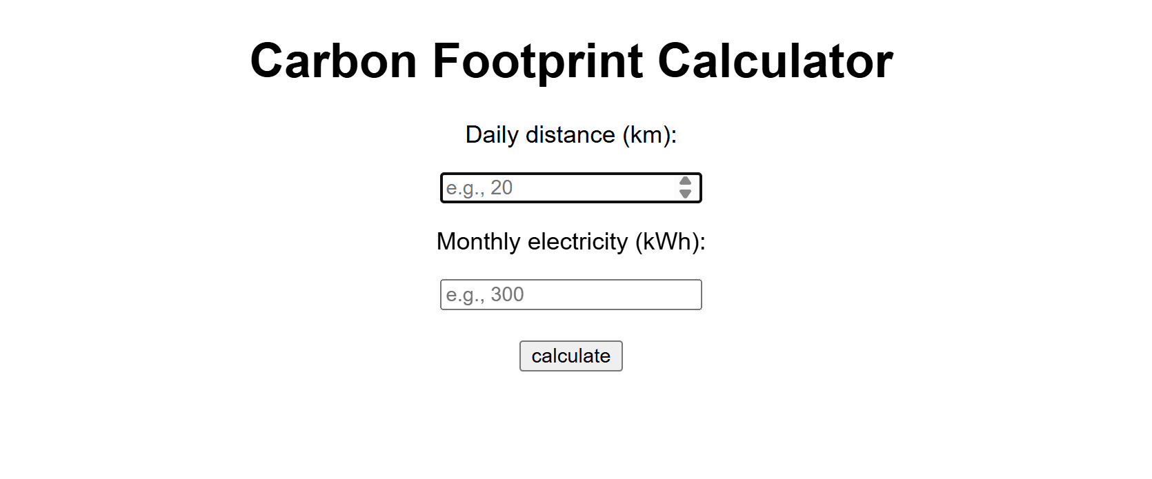 UWindsor Green Tech — Carbon Footprint Tracker