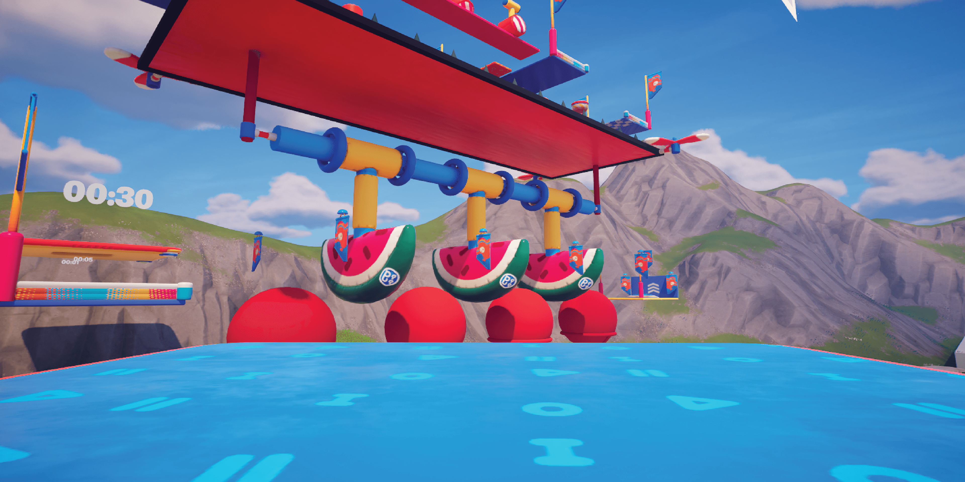 UEFN — Fall Guys-Style Obstacle Map screenshot 1