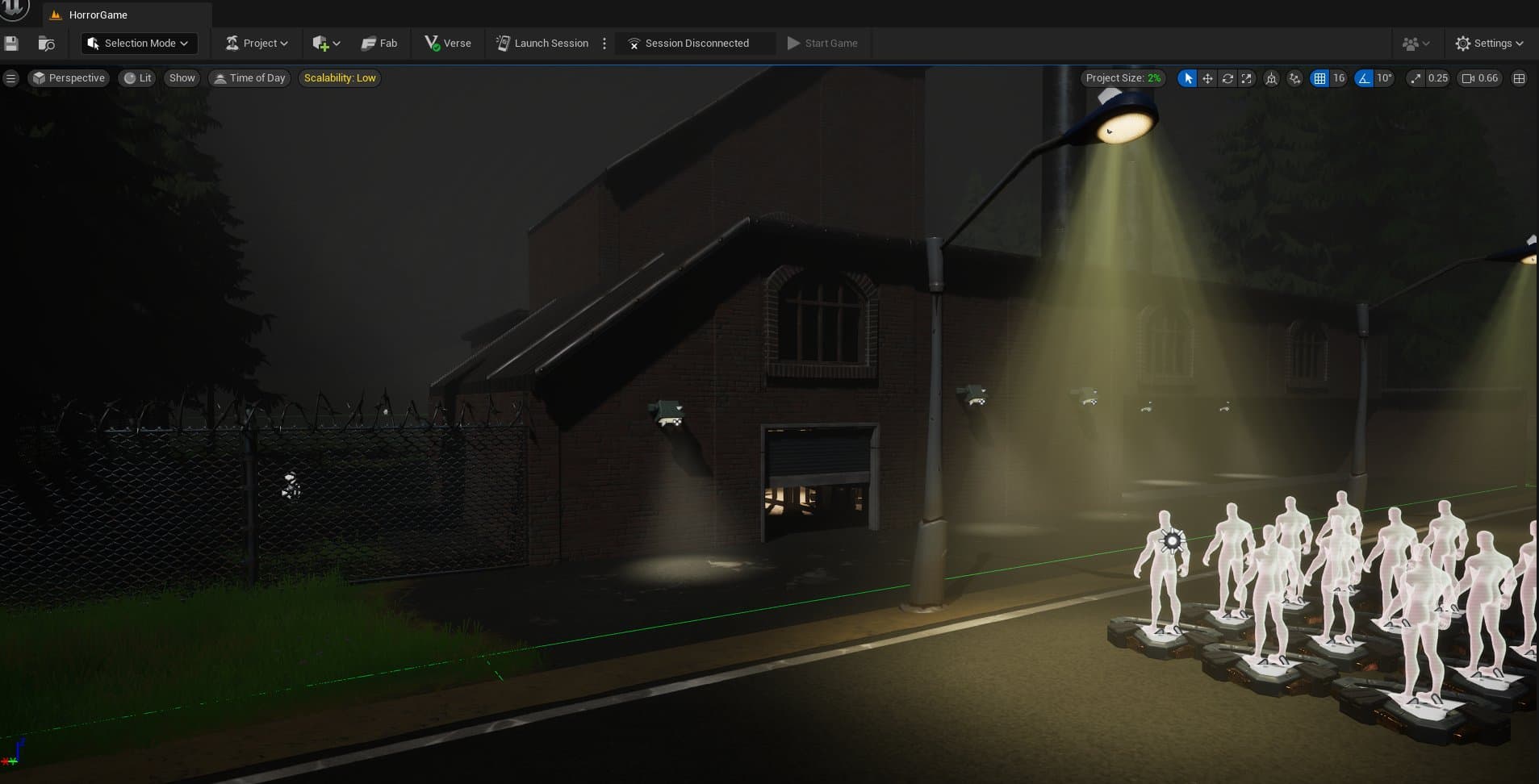 UEFN — Audio-Driven Horror Map screenshot 1