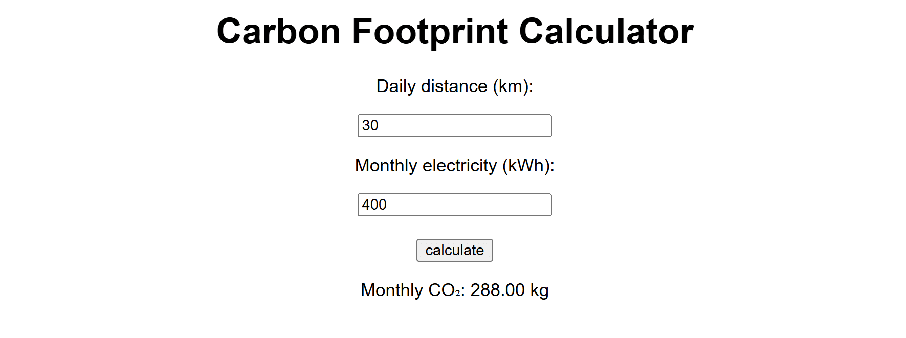 UWindsor Green Tech — Carbon Footprint Tracker screenshot 1